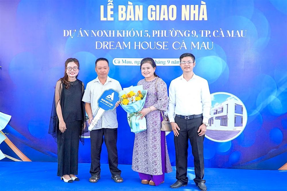 Cà Mau bàn giao hơn 100 căn nhà ở xã hội thuộc Dự án Dream House